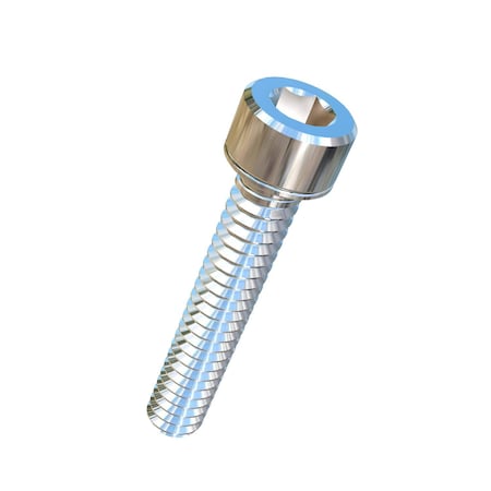 Allied Titanium #4-40 Socket Head Cap Screw, Socket, Plain Titanium, 5/8 in Length 0016595